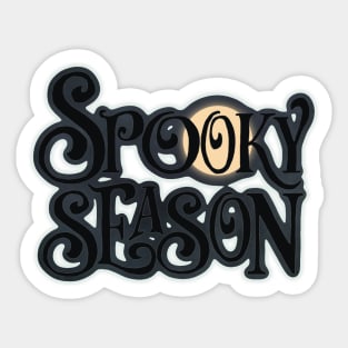 Spooky Season Sticker | Black Sticker